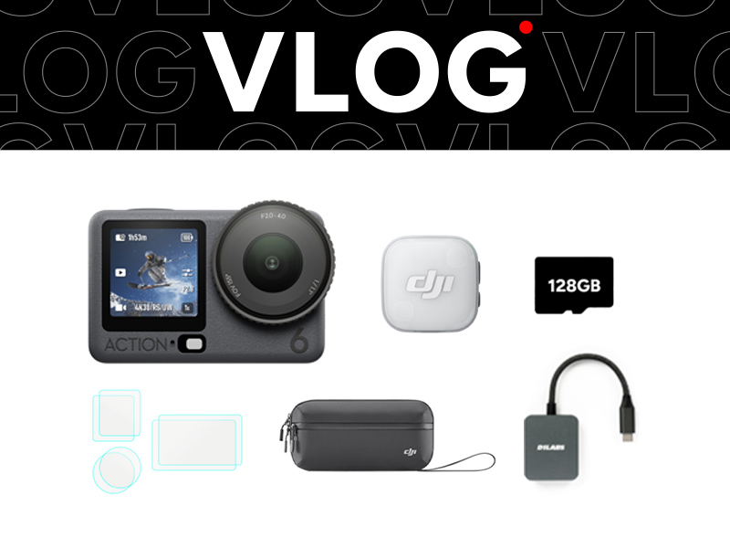 Osmo Action 6 Vlog Bundle (DJI Mic Mini 2)
